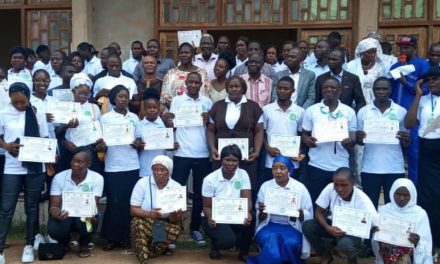 Centrafrique : remise de certificats aux bénéficiaires de la formation de l&rsquo;ONG la verdure RCA