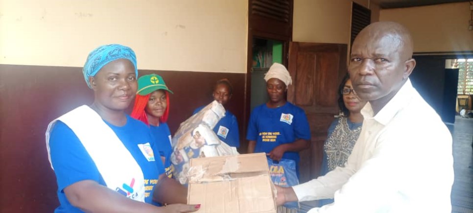 AJORA RCA au chevet des enfants du Centre de la Mère et de l’enfant à Bangui