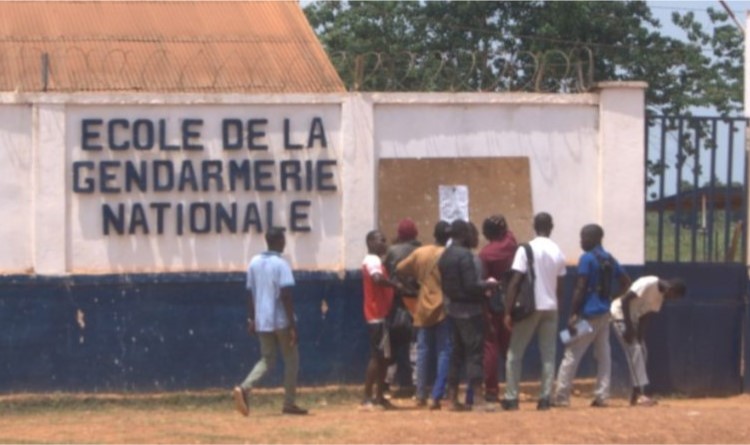 Centrafrique : Plaintes des candidats au concours de la police et de la gendarmerie