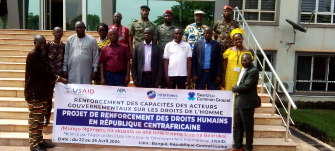 Centrafrique : Clôture de la formation de renforcement de capacités des acteurs Gouvernementaux