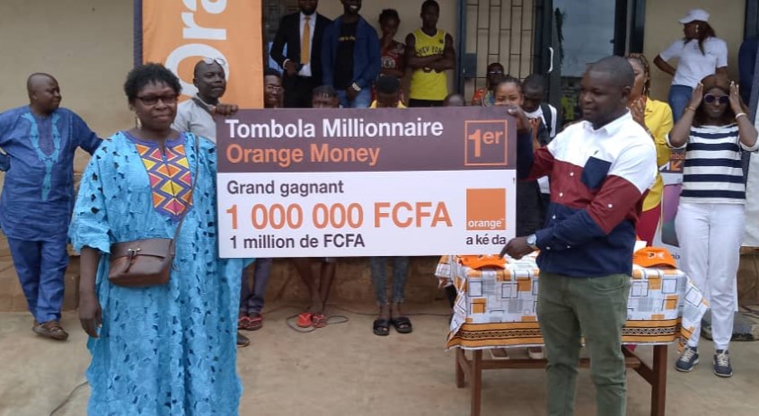 Centrafrique : Fin de la tombola Orange millionnaire, Orange money