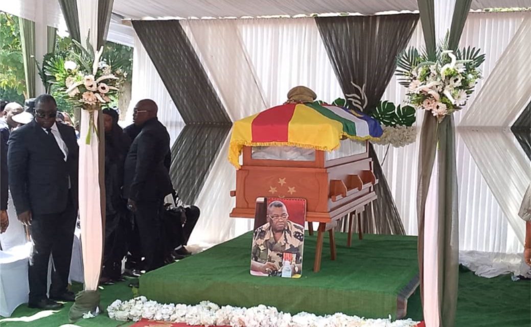La Nation centrafricaine rend un dernier hommage au Général de corps d’armée Xavier Sylvestre Yangongo