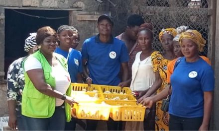 Centrafrique : L&rsquo;ONG WHH remet 250 poussins à l&rsquo;association BE OKO multiservice, membre de la FAFECA