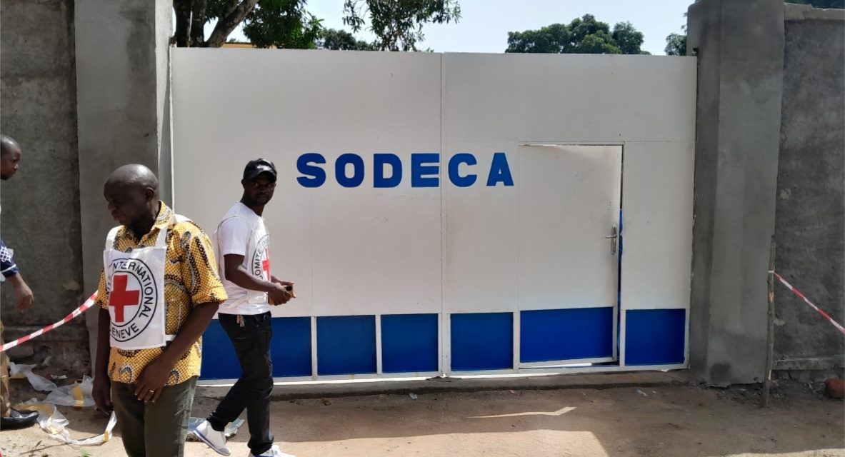 Le CICR réhabilite la station de pompage de la SODECA de Bouar afin d’augmenter sa capacité de production