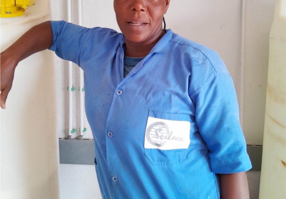 Ursule Gypsie Natacha Yangandia : une femme à multiple casquette à la station de pompage de la SODECA de Bouar