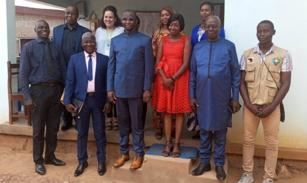 Centrafrique : visite du ministre de PME Hyppolite Ngate à l’ONG INA