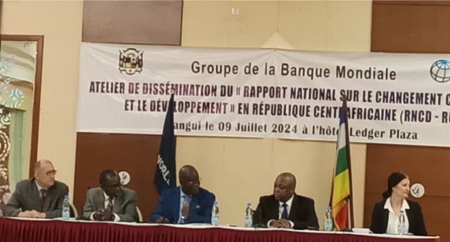 Centrafrique: la Banque mondiale envisage des grands axes stratégiques pour mettre en œuvre le rapport national sur le changement climatique