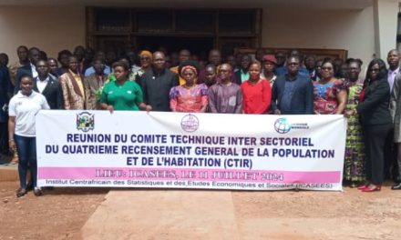 Centrafrique : Réunion du comité de pilotage pour passer en revue l’avancée de RGPH 4