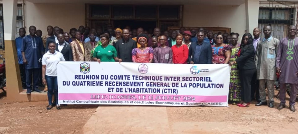 Centrafrique : Réunion du comité de pilotage pour passer en revue l’avancée de RGPH 4
