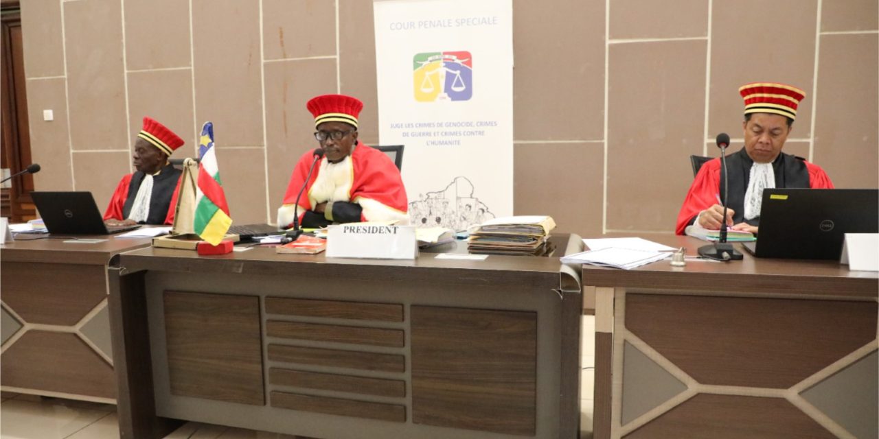 Centrafrique : Clôture des débats contradictoires à la Cour pénale spéciale dans l’affaire Ndélé1