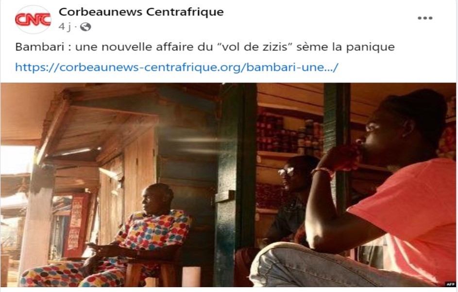 Fact-Checking : Non, le sexe des hommes n’a pas disparu dans la salutation à Bambari