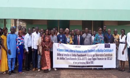 Centrafrique : Des femmes et jeunes édifiés dans le processus de la justice transitionnelle