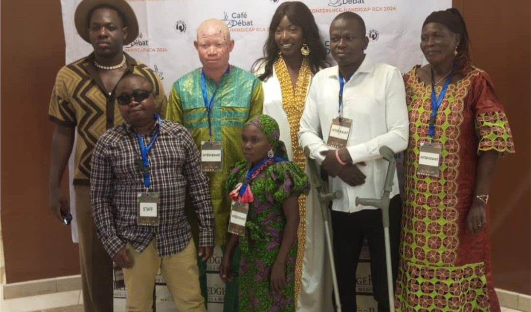 Centrafrique : Première édition d’un café, un débat de conférence-handicap 2024
