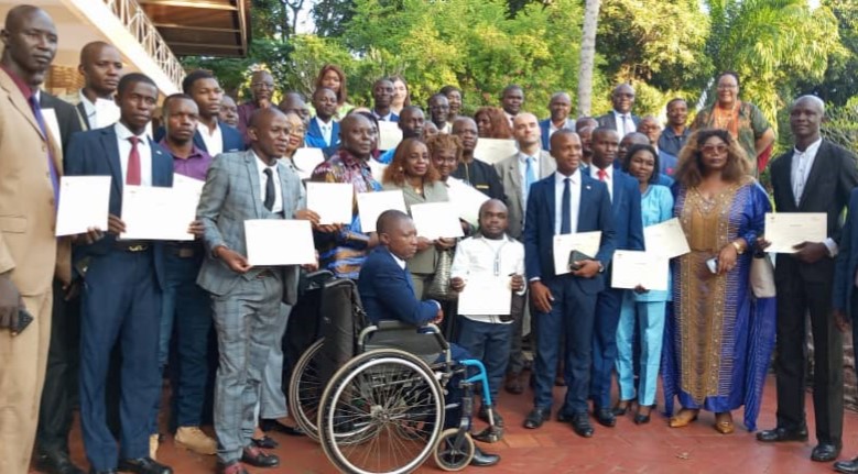 Quarante cadres du ministère public certifiés par l&rsquo;Ambassade de France à Bangui