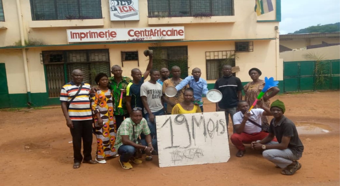 Centrafrique : le personnel de l’imprimerie centrafricaine boucle sa première phase de grève sans une solution idoine