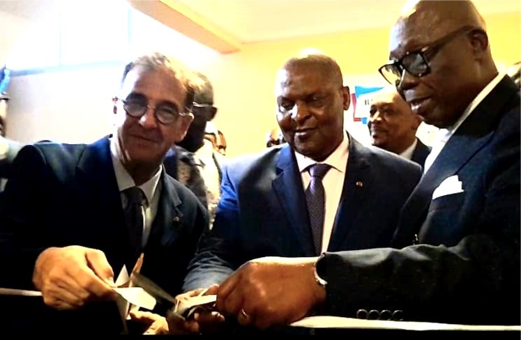 Centrafrique : Le Président Touadéra inaugure le projet « 1er Incubateur d’Entreprises pour la jeunesse et la Diaspora centrafricaine de la Fondation Bangui Hub »