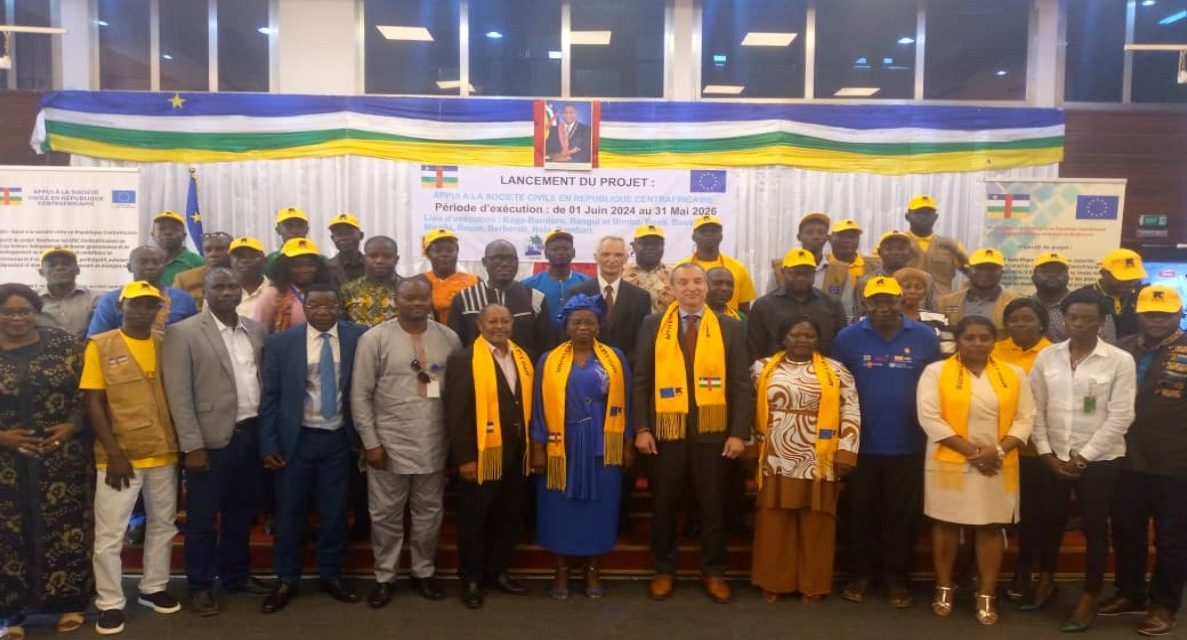 Centrafrique : Lancement du projet d’Appui à la Société civile