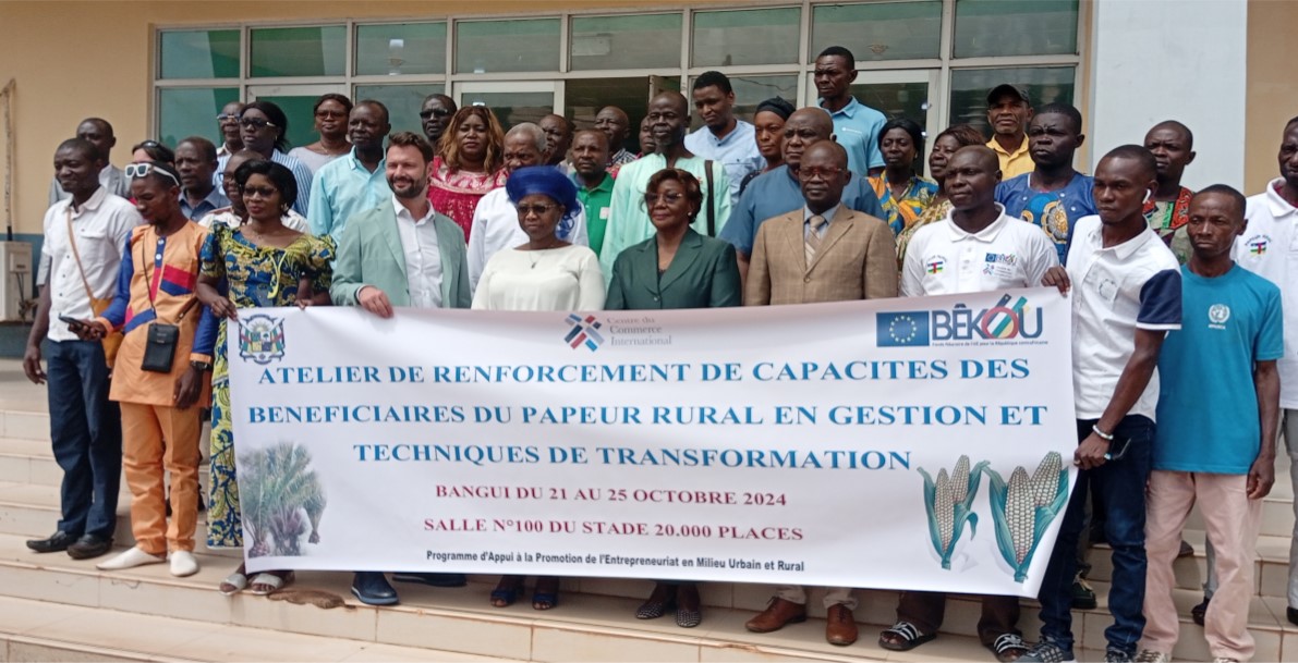 Centrafrique : Papeur rural renforce la capacité des représentants des PME et des coopératives en gestion et transformation des produits agricoles 
