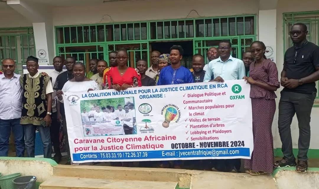 Centrafrique : Caravane Tambour battant vers la COP 29