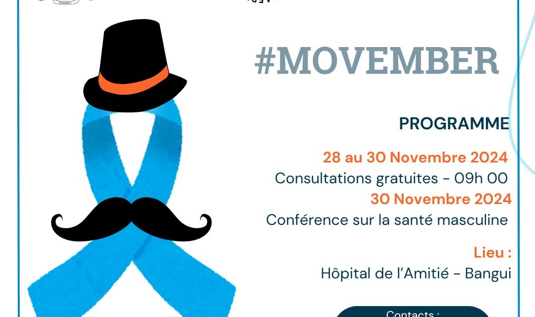Centrafrique : ASCA annonce le prochain dépistage gratuit du cancer de prostate et testicules à Bangui