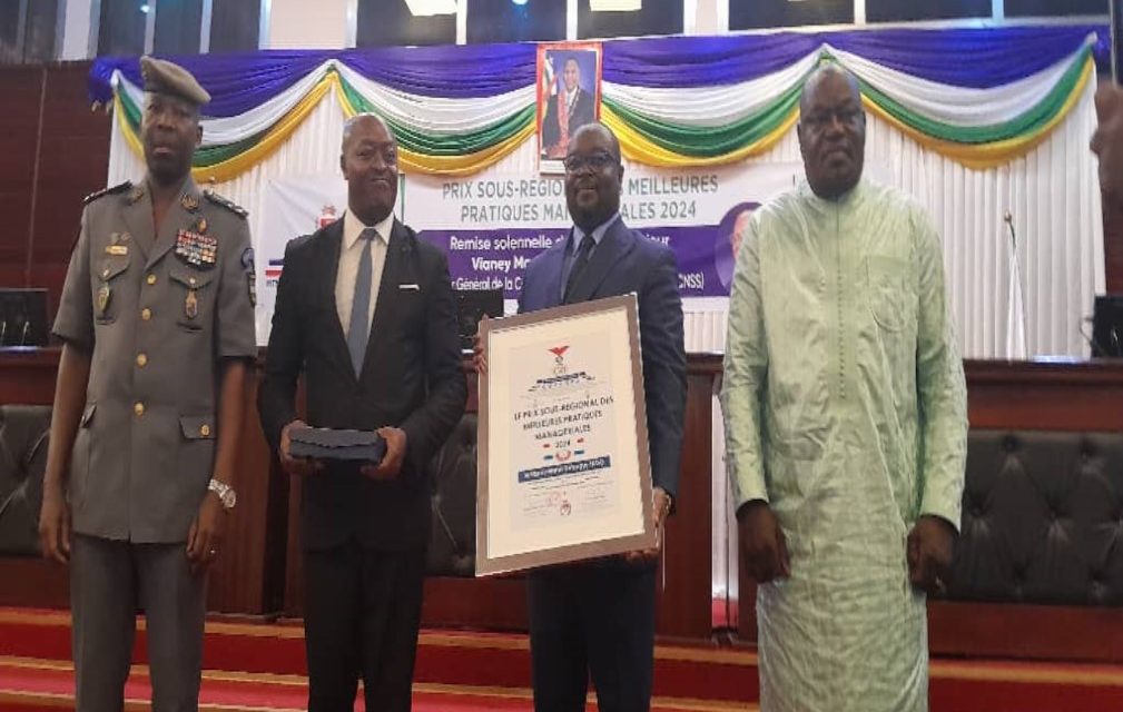 Centrafrique : Vianney Marius Detanguy Tago DG de la CNSS, nomination du « Prix sous régional des meilleures pratiques managériales 2024 »