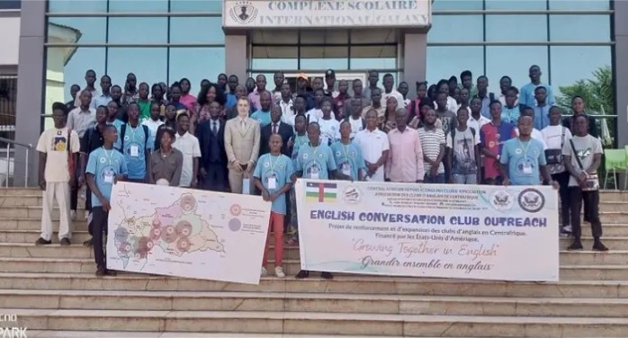 Centrafrique : lancement d’un projet de renforcement et d’extension des clubs d’anglais dans des préfectures du pays
