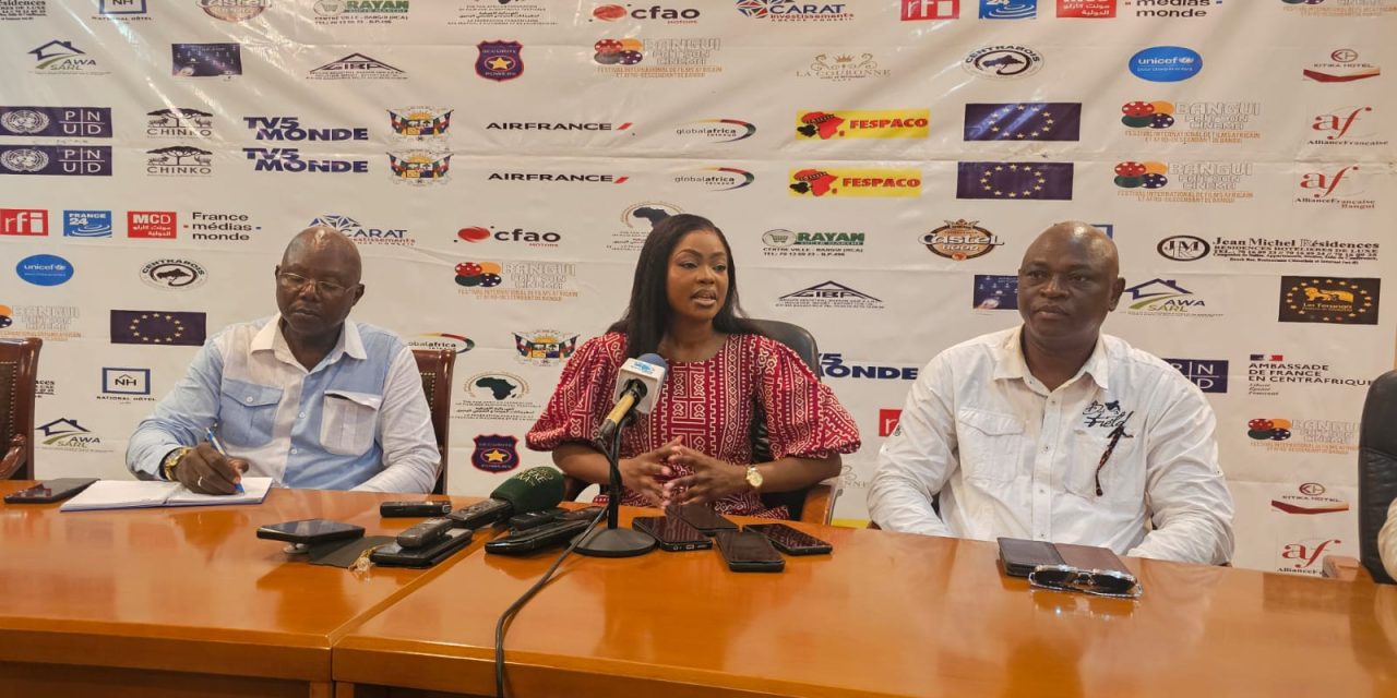 Centrafrique : Sylviane Gboulou communique sur la 5e édition du festival « Bangui Fait Son Cinéma »