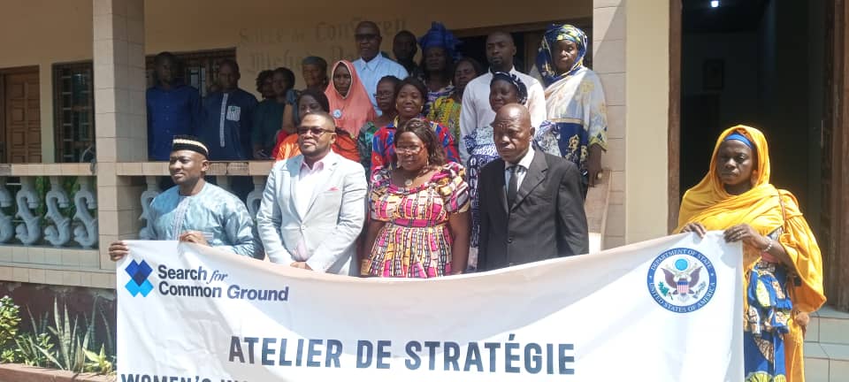 Centrafrique : Search for common ground renforce la capacité des femmes leaders des OSC