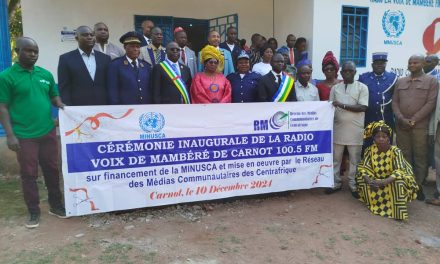 Carnot : lancement officiel de la radio la voix de Mambéré