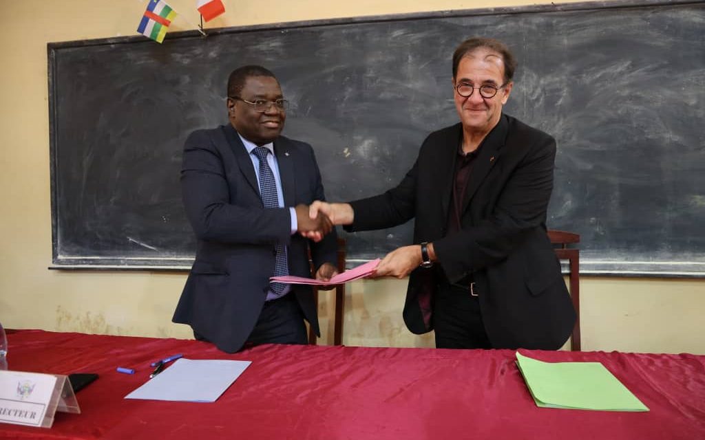 Centrafrique : signature d’un accord de partenariat entre l’Université de Bangui et deux Universités françaises