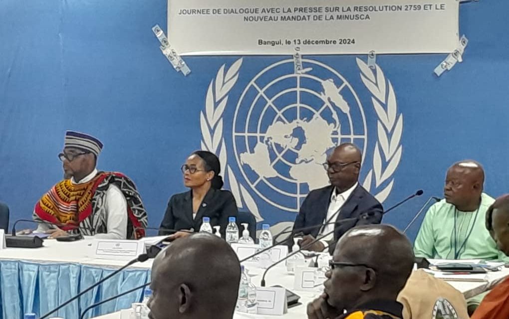 Centrafrique : présentation du nouveau mandat de la Minusca, résolution 2759 édition 2024