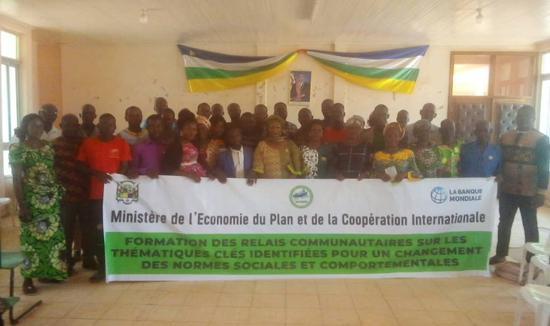 Centrafrique : Le projet Maïngo forme des relais communautaire sur le changement des normes sociales et comportementales