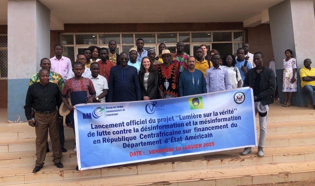 Centrafrique : le RMCC lance le projet « Lumière sur la vérité »
