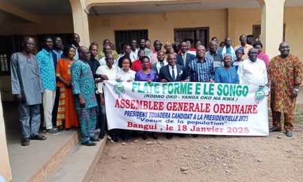 Centrafrique : la plateforme « E Le Songo » sollicite la candidature de Faustin Archange Touadéra à l&rsquo;élection présidentielle de décembre 2025