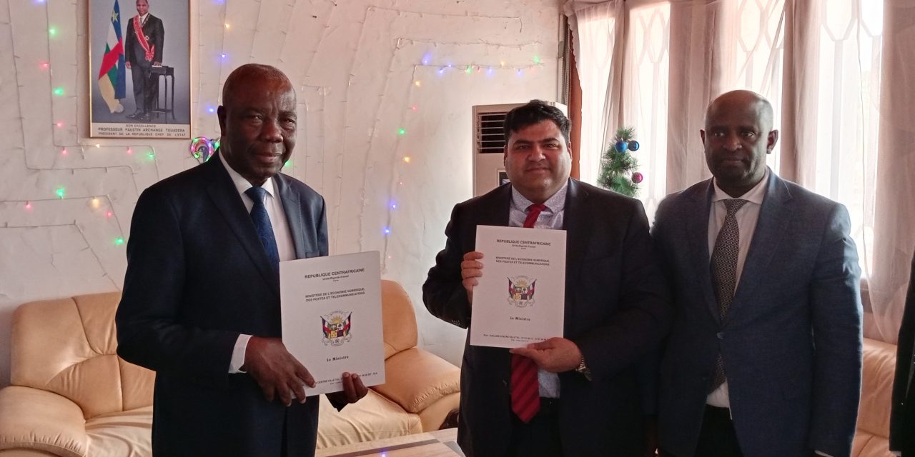 Centrafrique : le gouvernement signe un mémorandum d’entente avec la société AIAL pour la construction d’un Centre de données numériques