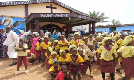 L&rsquo;église Orthodoxe patriarcat en Centrafrique célèbre la nativité du Christ