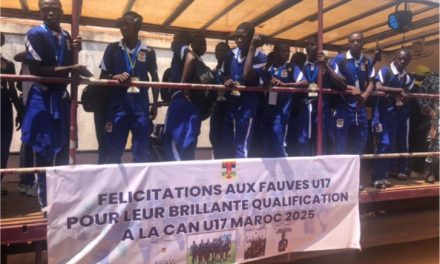 Centrafrique : qualification historique des Fauves à la CAN U-17 Maroc 2025