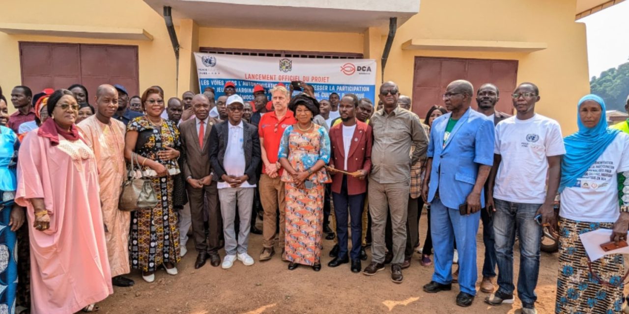 Centrafrique: lancement à Sibut du projet « Les voies vers l&rsquo;autonomisation des jeunes »
