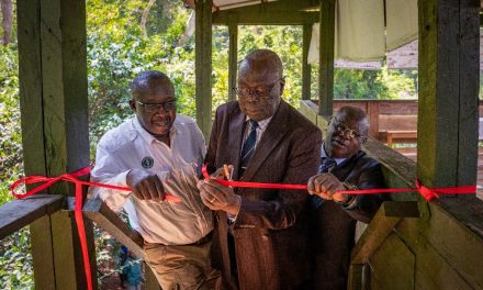 Aire de Conservation de Chinko :  Inauguration du mirador de la saline Ndolo