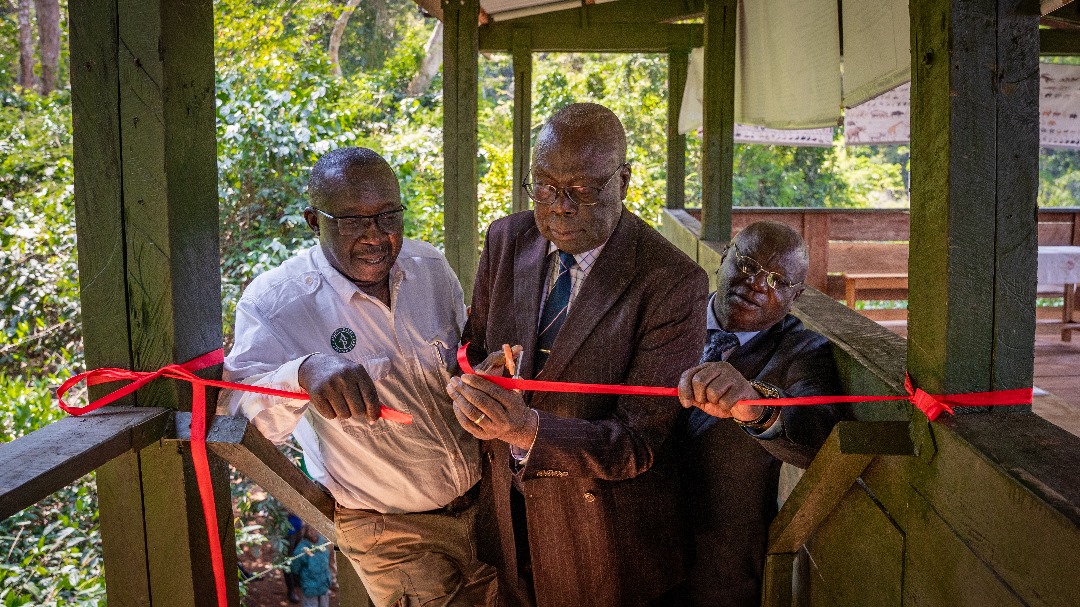 Aire de Conservation de Chinko :  Inauguration du mirador de la saline Ndolo