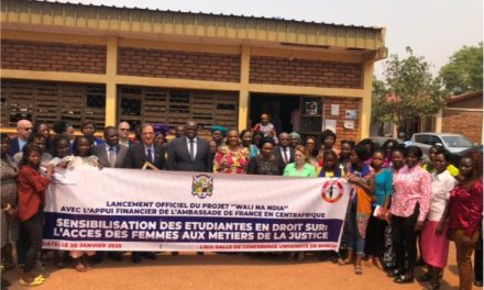 Centrafrique : lancement officiel du projet « Wali Na Ndjia » à l&rsquo;Université de Bangui