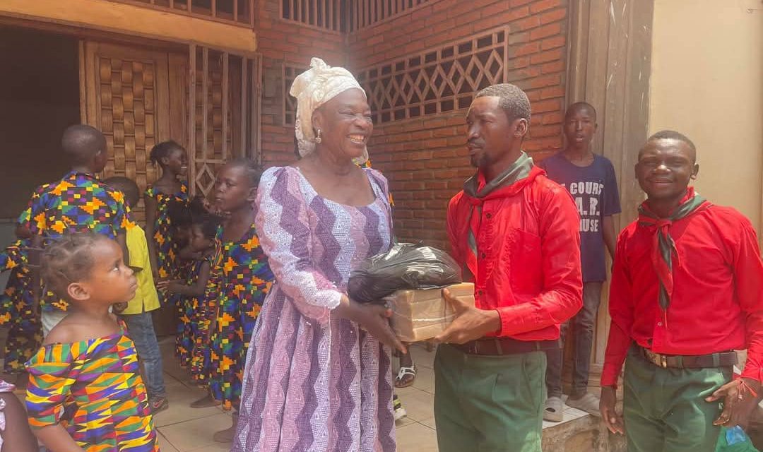 Centrafrique : solidarité et soutien aux orphelins de la Fondation Internationale Enfants de Grâce par les Eco-dim de l’église Coopération