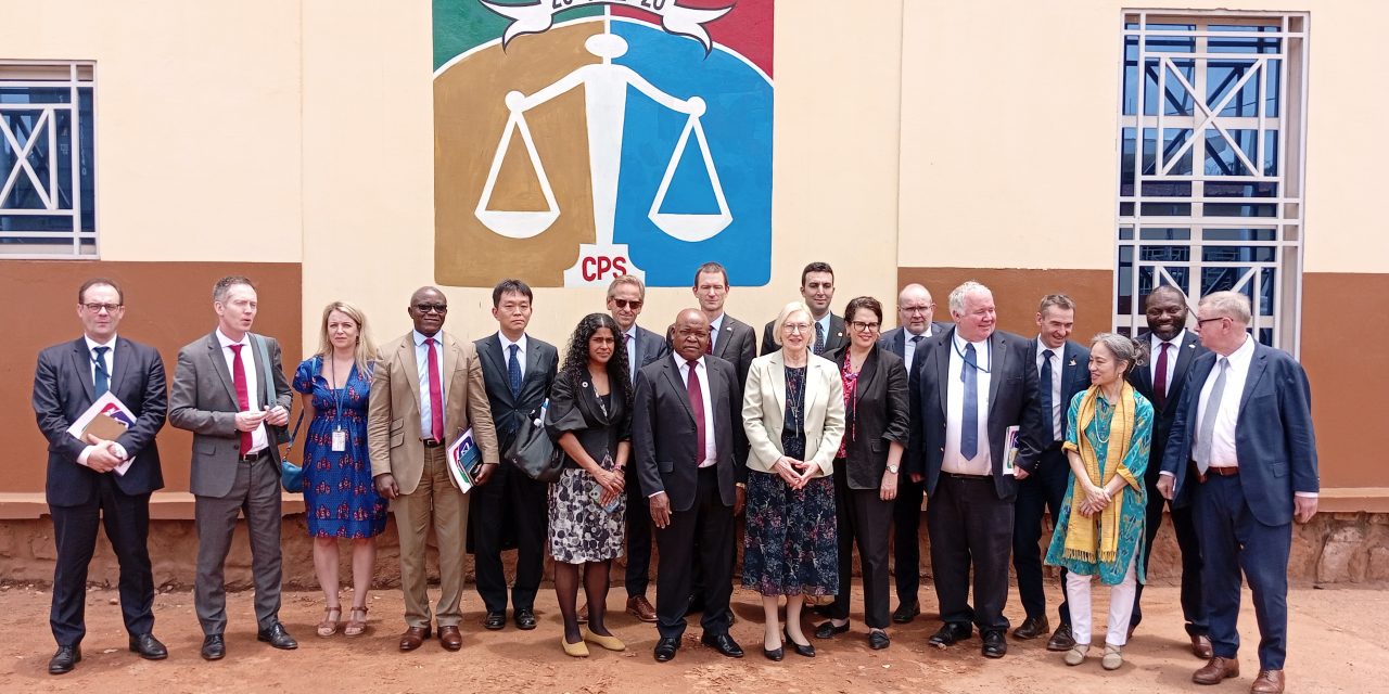Centrafrique : visite à la CPS de la Directrice du Bureau de gestion des crises du PNUD, Shoko Noda