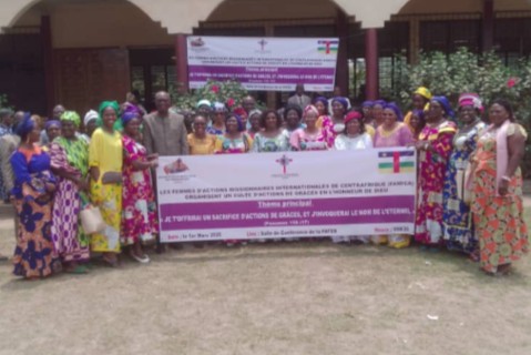 Centrafrique : célébration d’un culte d’action de grâce par les femmes Missionnaires Internationales de Centrafrique