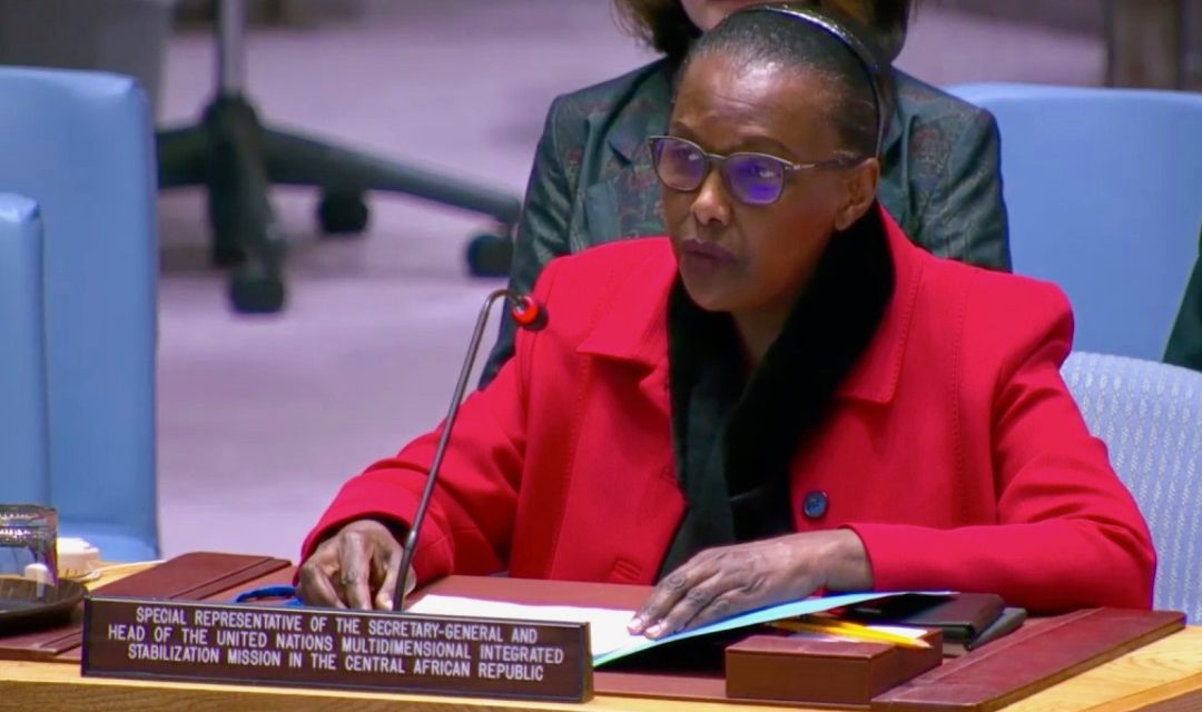 Discours de la Représentante Spéciale du Secrétaire Général (SRSG) pour la République Centrafricaine au Conseil de Sécurité des Nations Unies