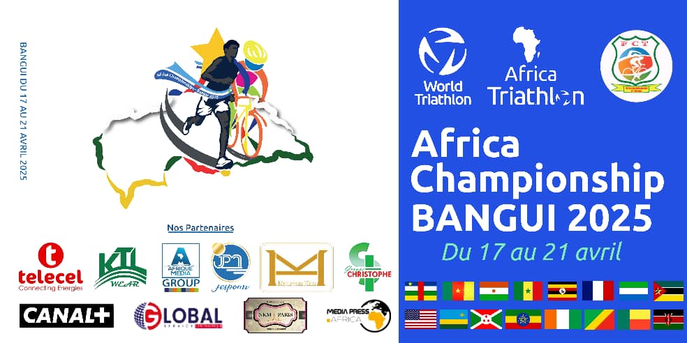Centrafrique : Bangui va abriter le Championnat d&rsquo;Afrique de Duathlon zone 2