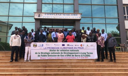 Centrafrique : atelier de validation de la stratégie nationale de développement à long terme de faible émission de gaz à effet de serre