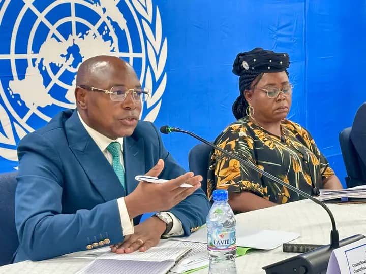 Centrafrique : l’ANE fait le bilan des opérations d’enrôlement de l’aire 2 lors d’une conférence de presse conjointe avec la Minusca
