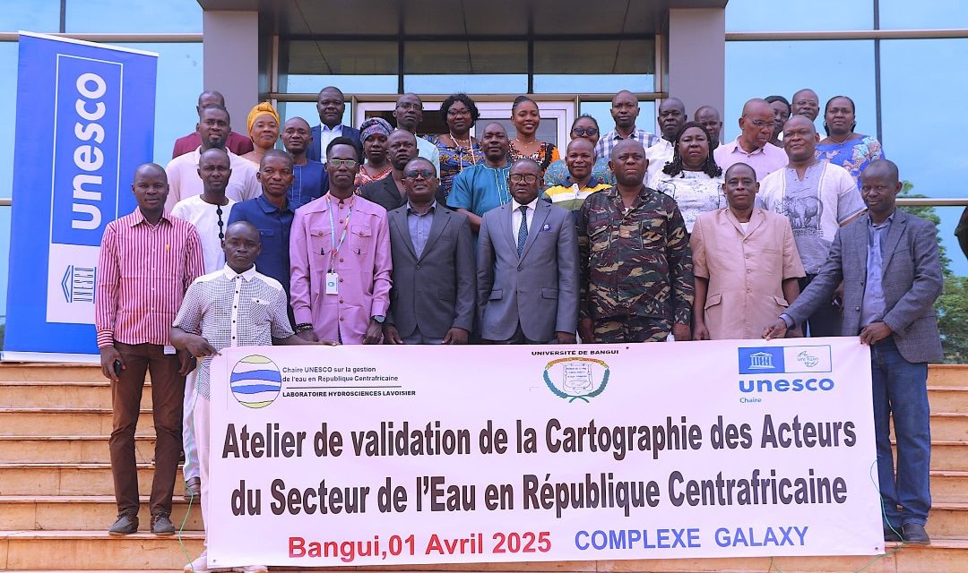 Validation de la Cartographie des Acteurs du Secteur de l’Eau en République centrafricaine