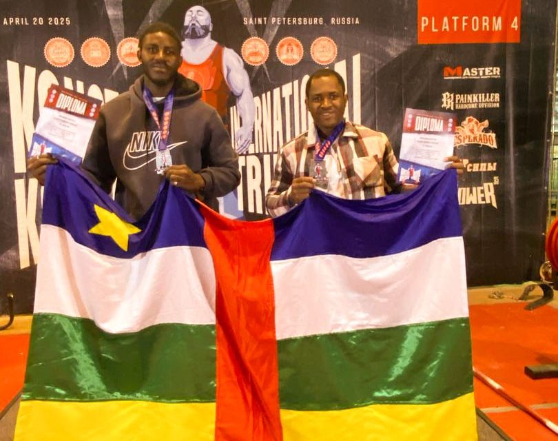 Championnat de powerlifting en Russie : la RCA décroche la 2ᵉplace sur 9 pays participants